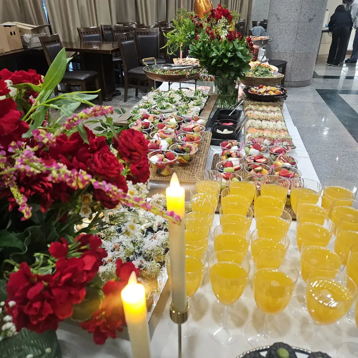 한남동 유엔빌리지 돌잔치케이터링 ① 배송 전 최종 포장